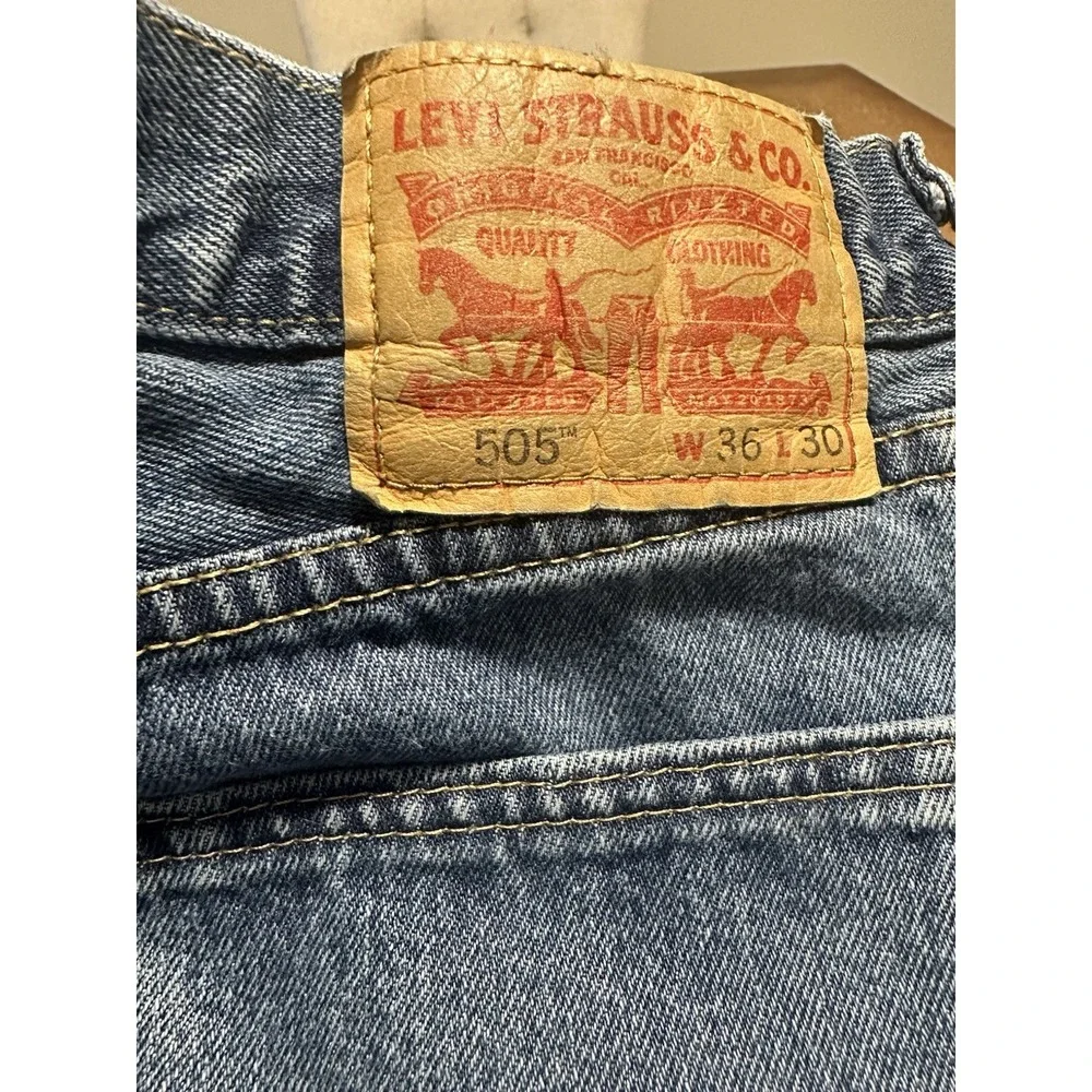 Levi's 505 Regular Fit Jean for Men, Size 36x30 inch